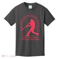 Playing The Game Baseball Kids T-Shirt thumb 0