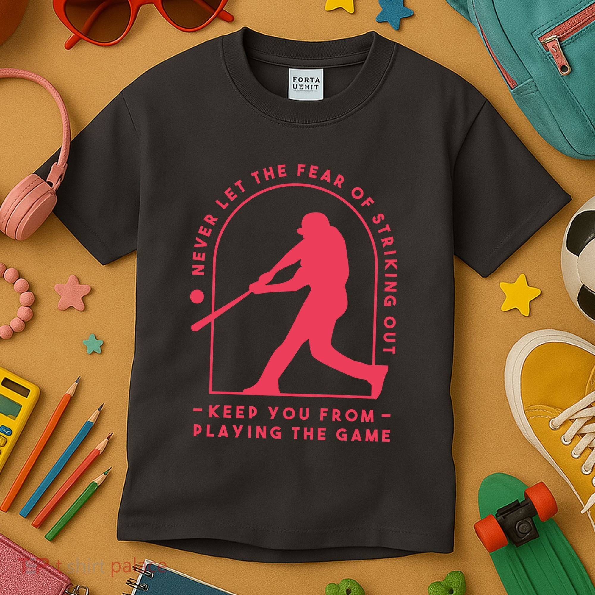 Playing The Game Baseball Kids T-Shirt