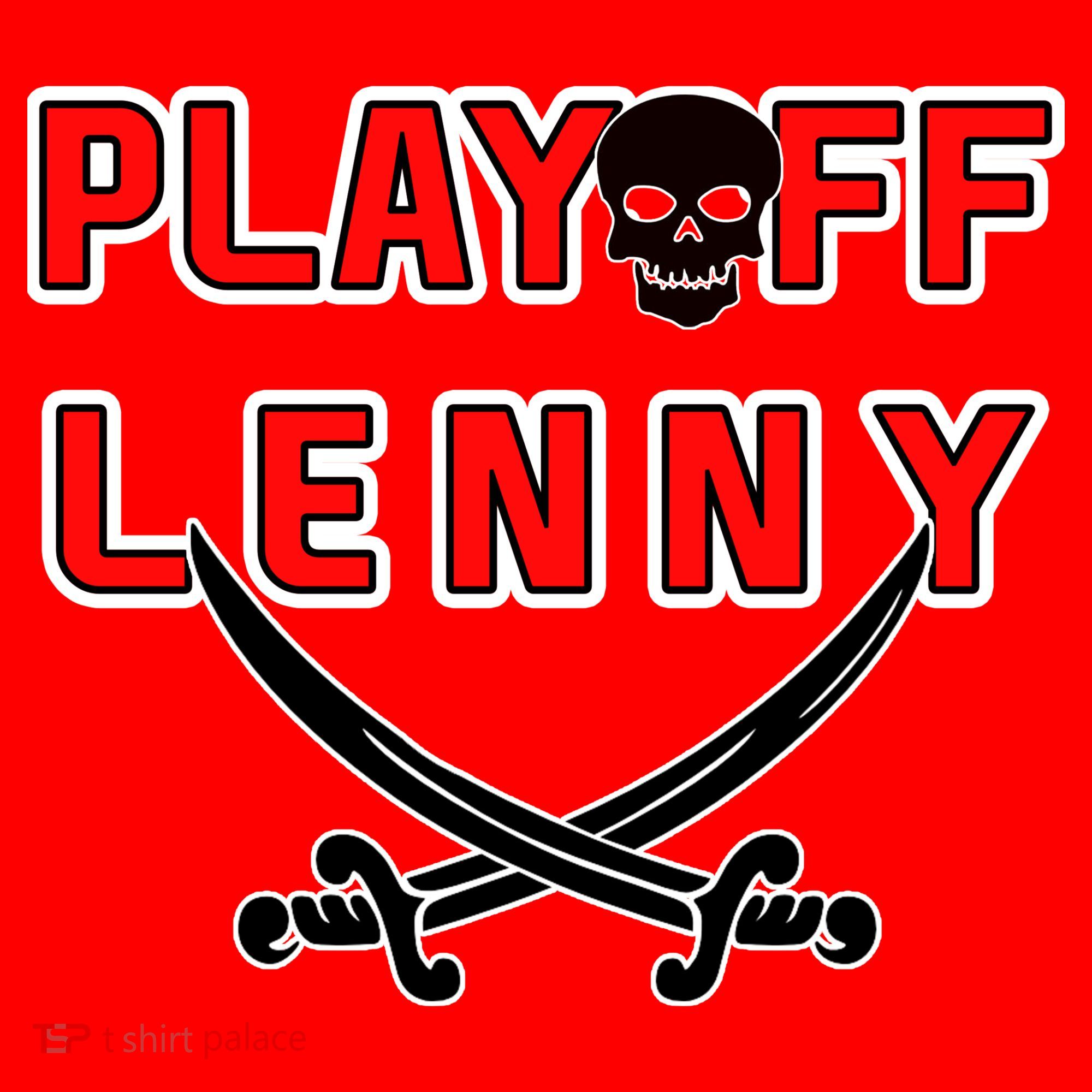 Playoff Lenny Tampa Bay Football Skull T-Shirt