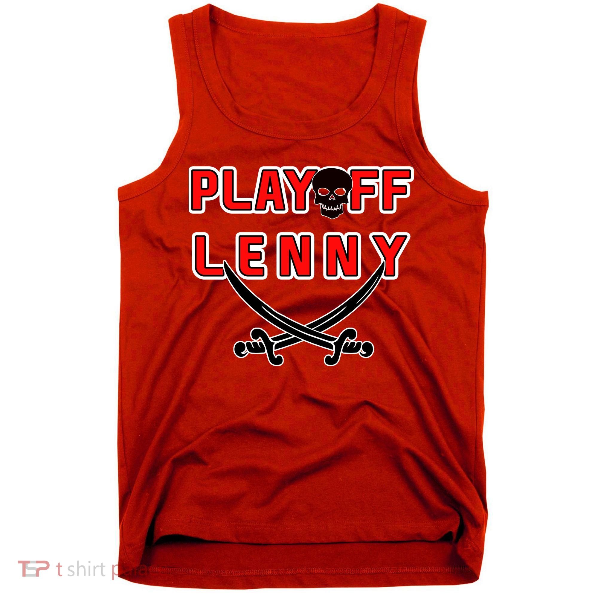 Playoff Lenny Tampa Bay Football Skull Tank Top