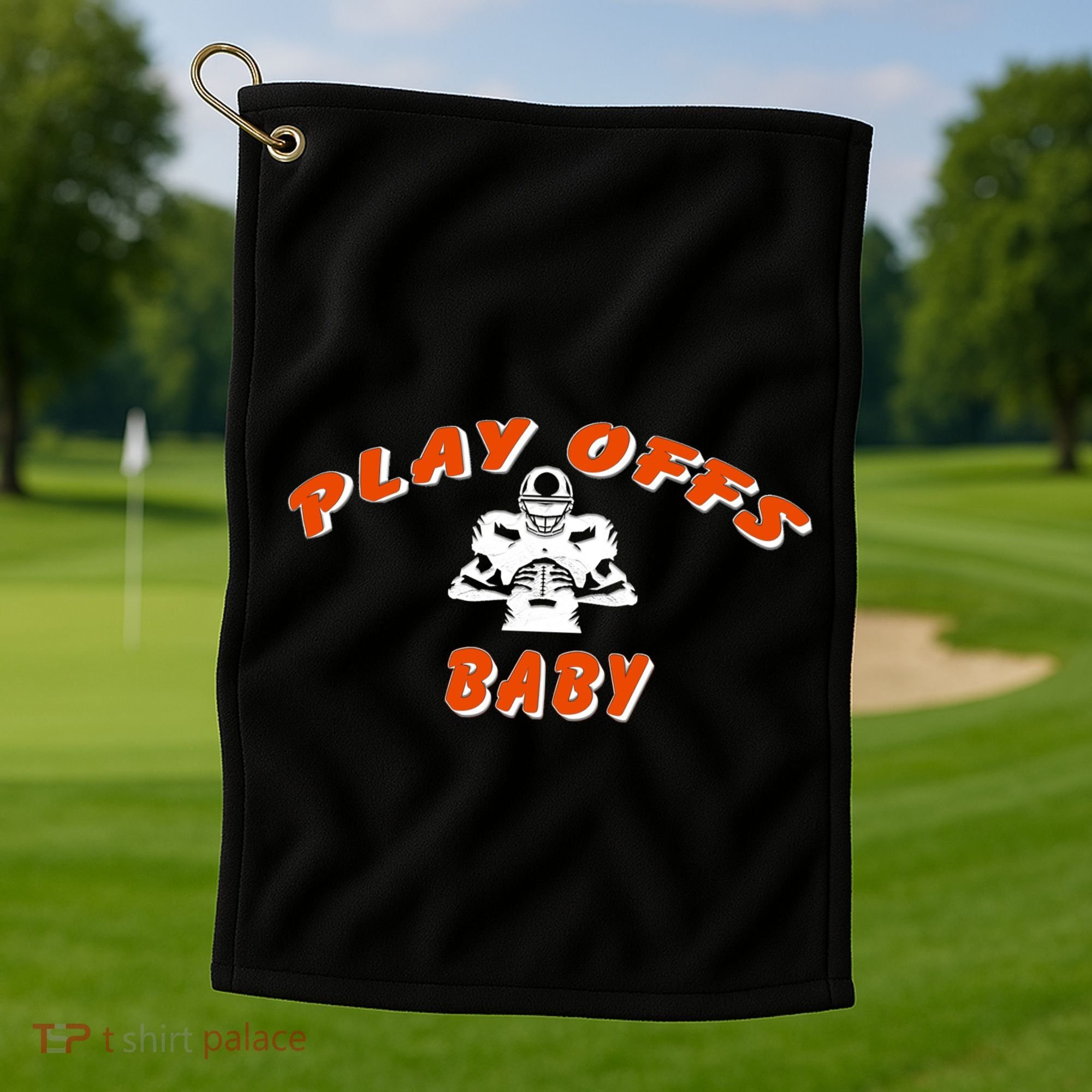 Playoffs Baby Football Golf Towel