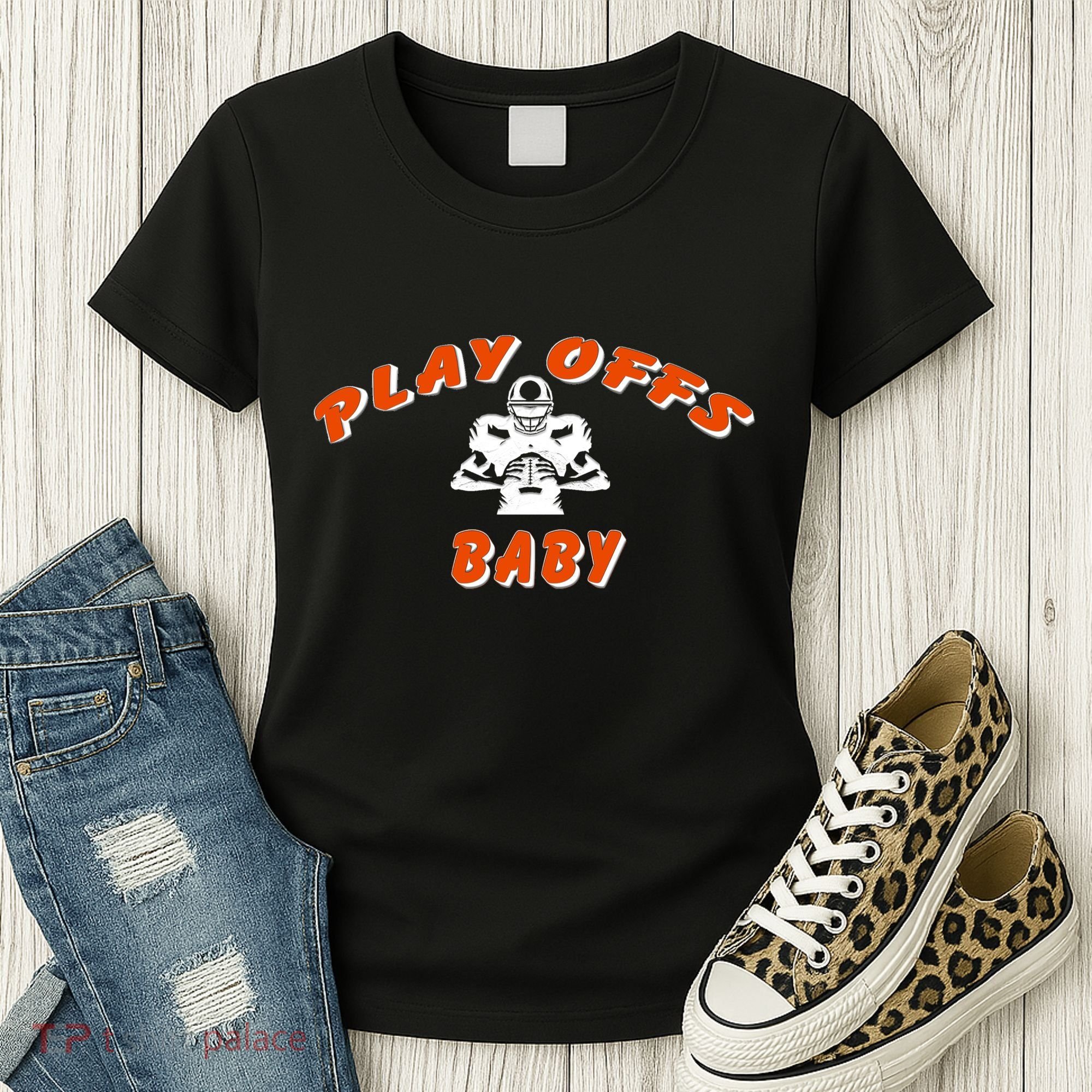 Playoffs Baby Football Women's T-Shirt