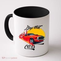 Plays With Cars Matching Family Coffee Mug thumb 0