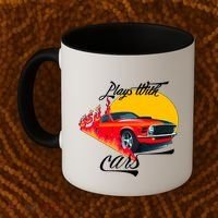 Plays With Cars Matching Family Coffee Mug thumb 2