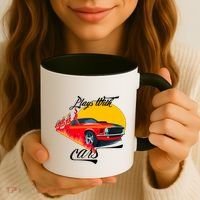 Plays With Cars Matching Family Coffee Mug thumb 3
