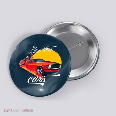 Plays With Cars Matching Family Button