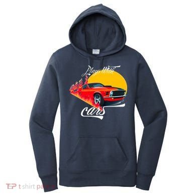 Plays With Cars Matching Family Women's Hoodie