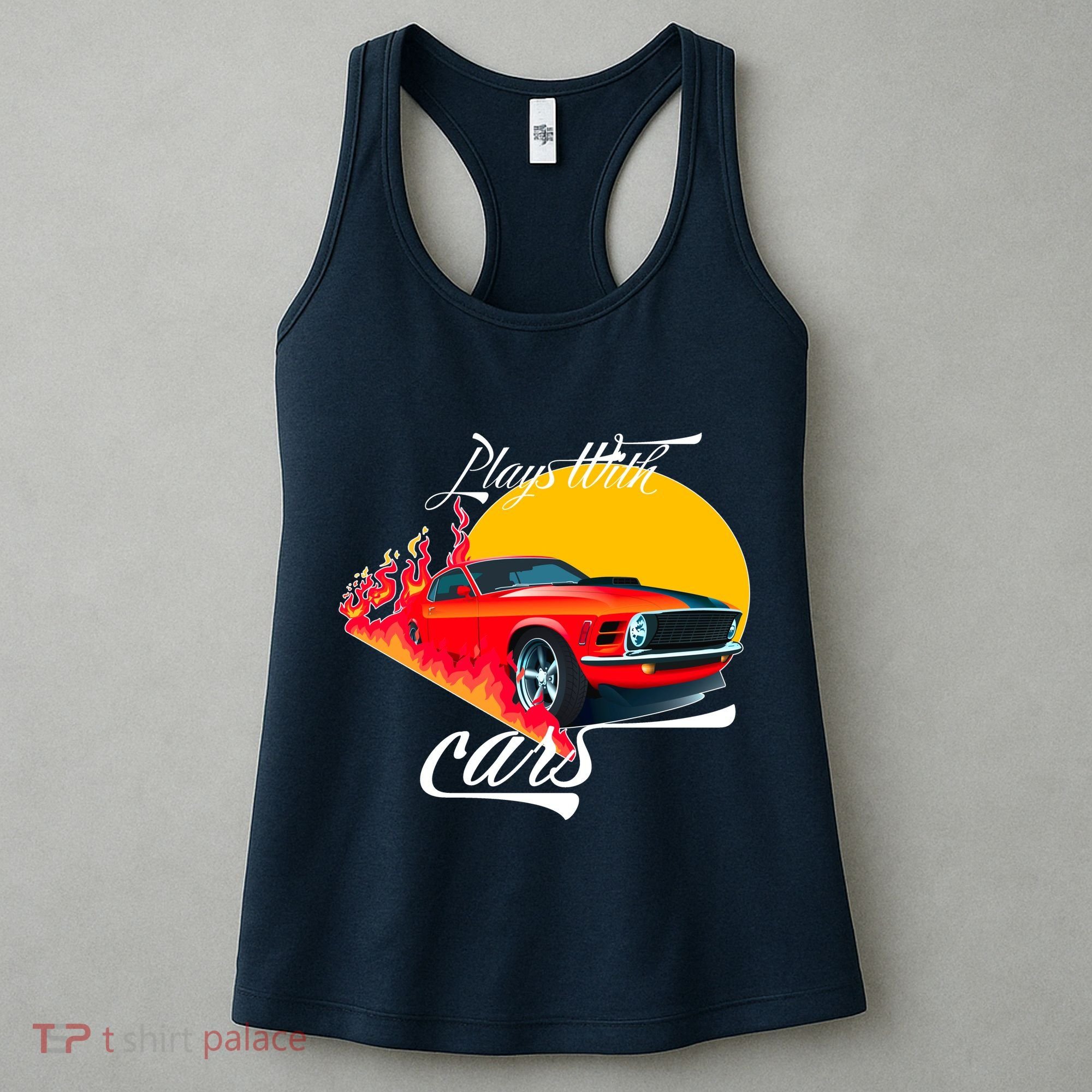 Plays With Cars Matching Family Women's Tank Top