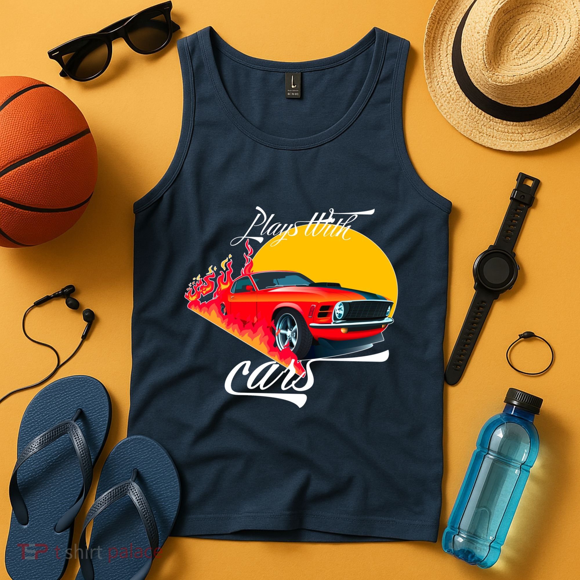 Plays With Cars Matching Family Tank Top