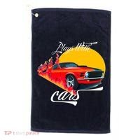 Plays With Cars Matching Family Golf Towel thumb 0