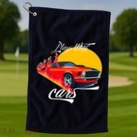 Plays With Cars Matching Family Golf Towel thumb 1