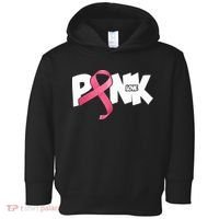 Pink Love Breast Cancer Ribbon Toddler Hoodie thumb 0
