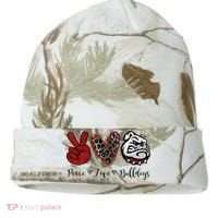 Peace Love Bulldogs Kati Licensed 12" Camo Cuffed Beanie thumb 0