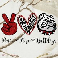 Peace Love Bulldogs Kati Licensed 12" Camo Cuffed Beanie thumb 2