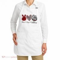 Peace Love Bulldogs Apron thumb 2