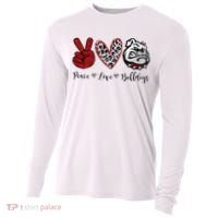 Peace Love Bulldogs Cooling Performance Long Sleeve Crew thumb 0