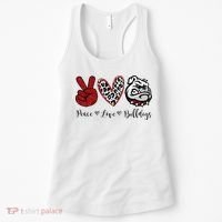 Peace Love Bulldogs Women's Tank Top thumb 0