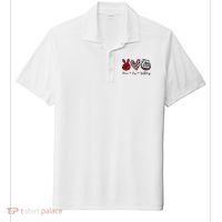 Peace Love Bulldogs Sport-Tek Posi-UV Pro Polo thumb 0