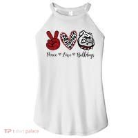 Peace Love Bulldogs Women's Perfect Tri Rocker Tank thumb 0
