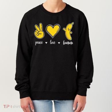 Peace Love Bananas Women's Sweatshirt