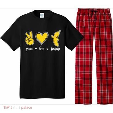Peace Love Bananas Pajama Set