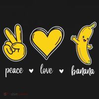 Peace Love Bananas Pajama Set thumb 2