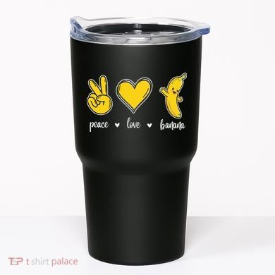 Peace Love Bananas Tumbler