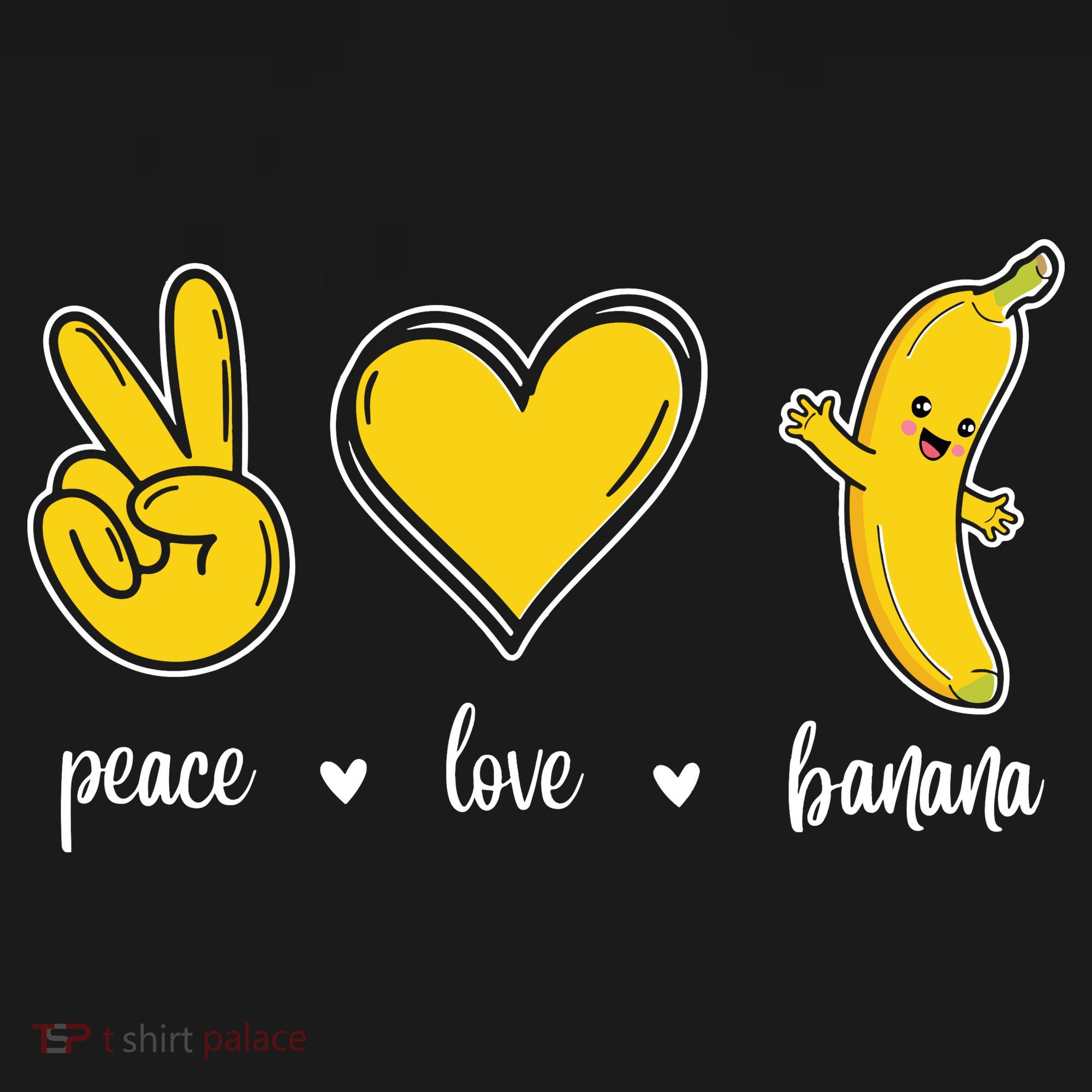 Peace Love Bananas Mousepad