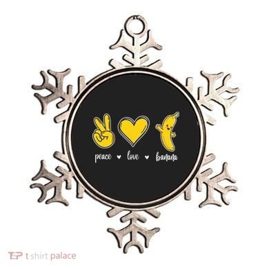 Peace Love Bananas Ornament