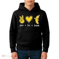 Peace Love Bananas Kids Hoodie thumb 4
