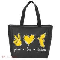Peace Love Bananas Tote Bag thumb 0