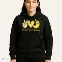 Peace Love Bananas Fresh Banana Fruit Lover Women Hoodie thumb 5