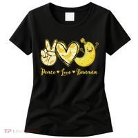 Peace Love Bananas Fresh Banana Fruit Lover Women Women's T-Shirt thumb 0