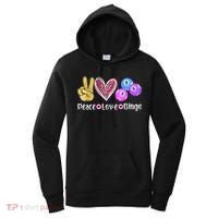 Peace Love Bingo Funny Bingo Lover Women's Hoodie thumb 0