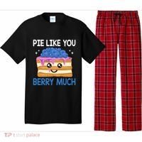 Pie Like Blue Berry Much Blueberries Funny Blueberry Lover Gift Pajama Set thumb 0
