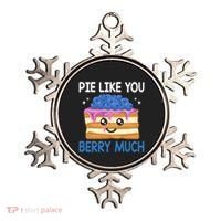 Pie Like Blue Berry Much Blueberries Funny Blueberry Lover Gift Ornament thumb 0