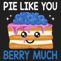 Pie Like Blue Berry Much Blueberries Funny Blueberry Lover Gift Golf Towel thumb 3