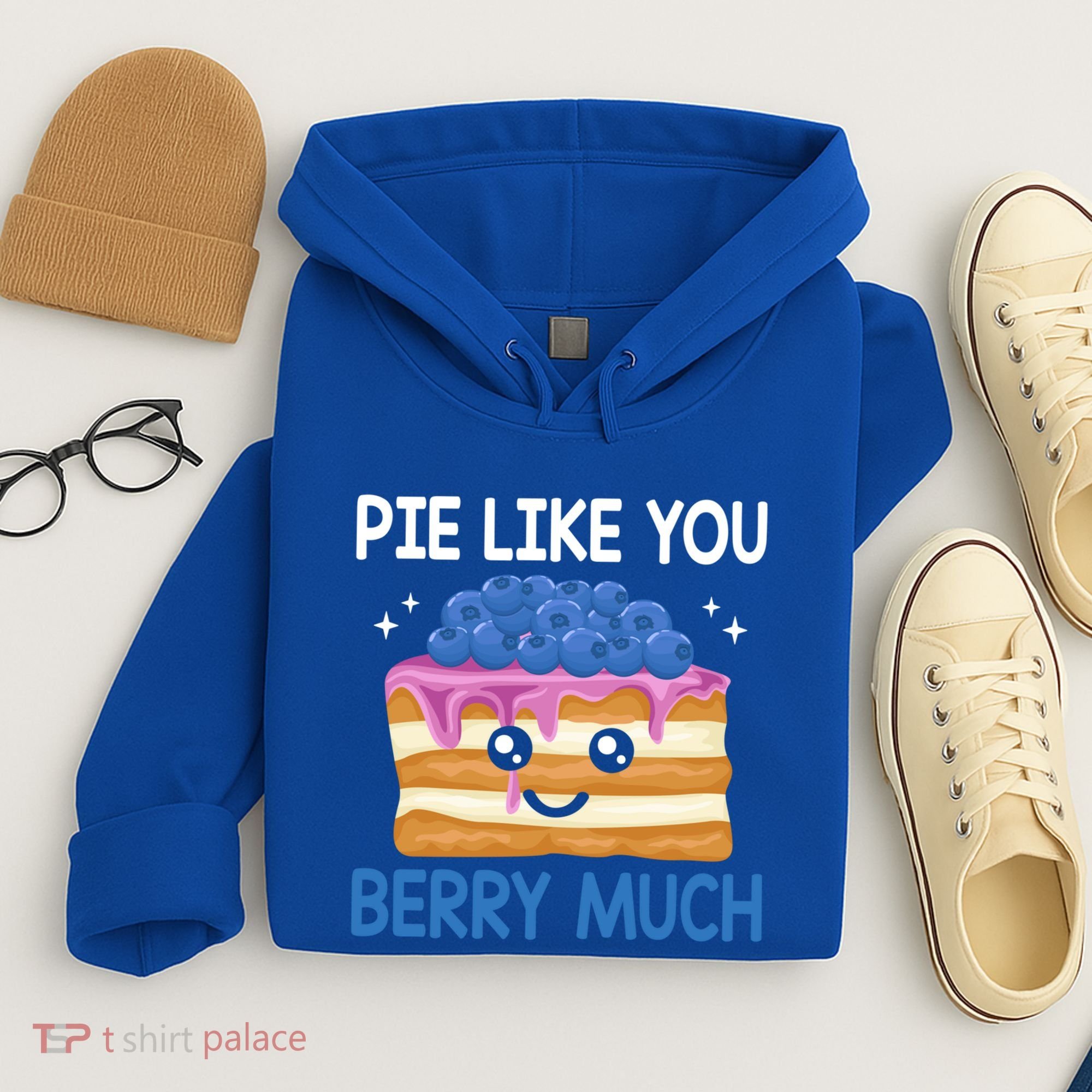 Pie Like Blue Berry Much Blueberries Funny Blueberry Lover Gift Hoodie