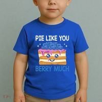 Pie Like Blue Berry Much Blueberries Funny Blueberry Lover Gift Toddler T-Shirt thumb 2