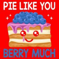 Pie Like Blue Berry Much Blueberries Funny Blueberry Lover Gift Santa Hat thumb 1