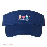 Peace Love Bowling Mom Of A Bowler Mama Bowling Mother Gift Visor thumb 0