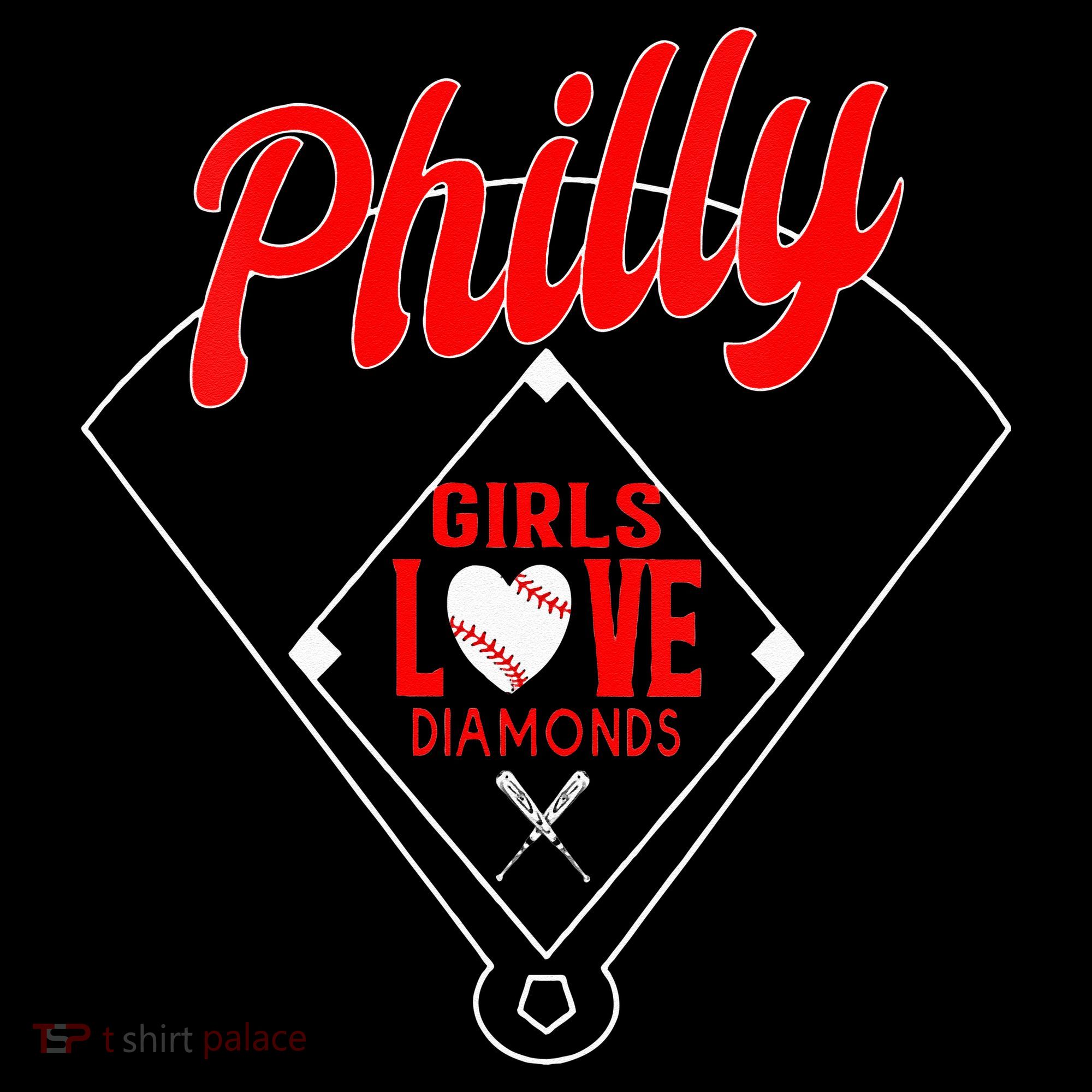  Philly Love Baseball Philadelphia Fan Funny  Women's Hoodie