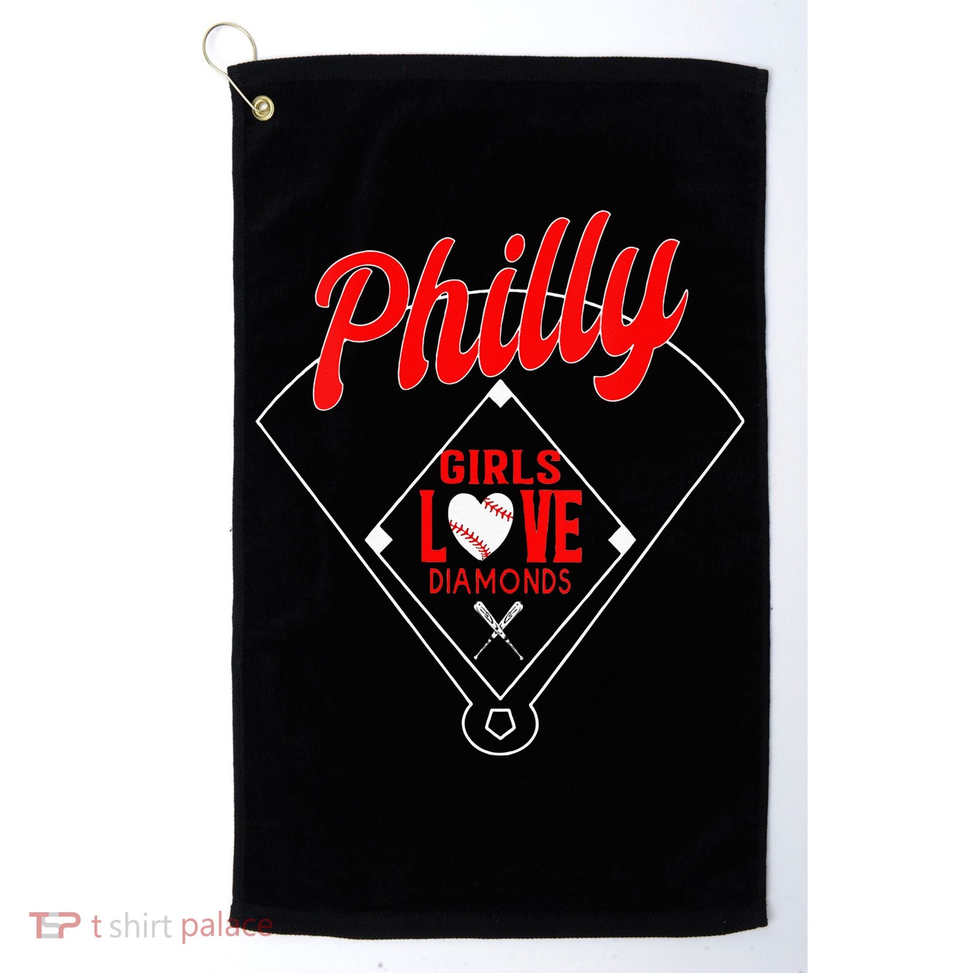  Philly Love Baseball Philadelphia Fan Funny  Golf Towel