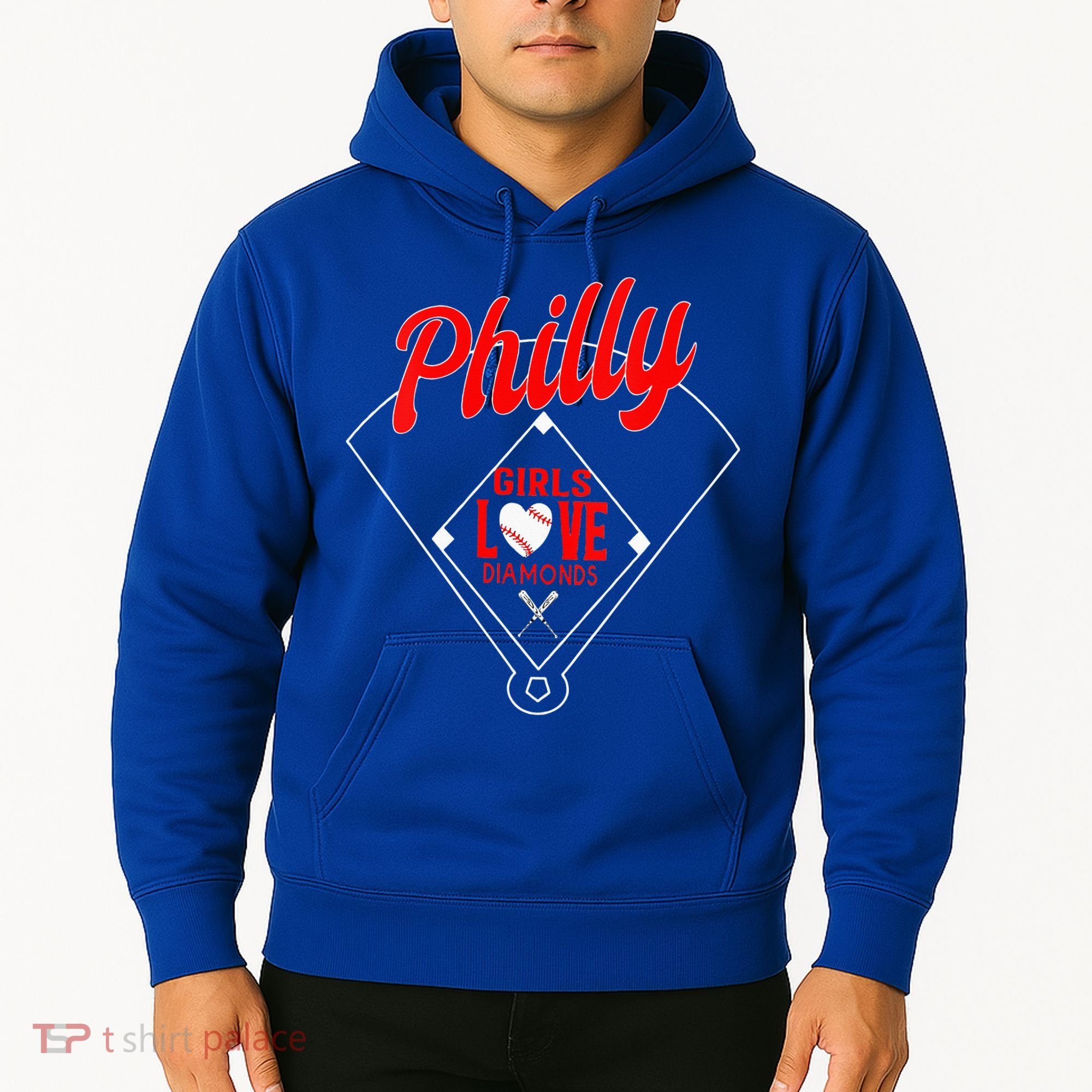  Philly Love Baseball Philadelphia Fan Funny  Hoodie