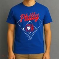  Philly Love Baseball Philadelphia Fan Funny  T-Shirt thumb 3