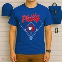  Philly Love Baseball Philadelphia Fan Funny  T-Shirt thumb 6
