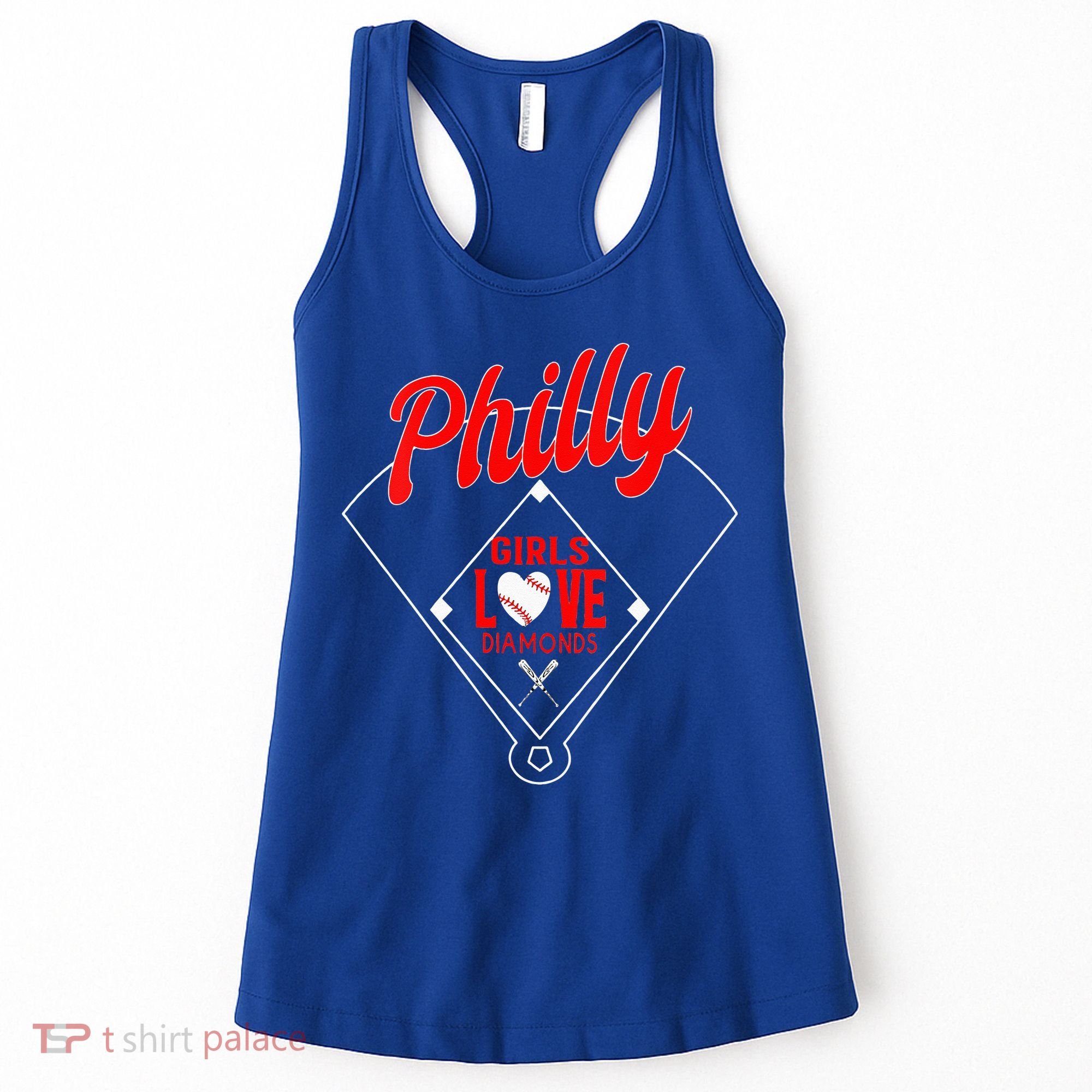  Philly Love Baseball Philadelphia Fan Funny  Women's Tank Top