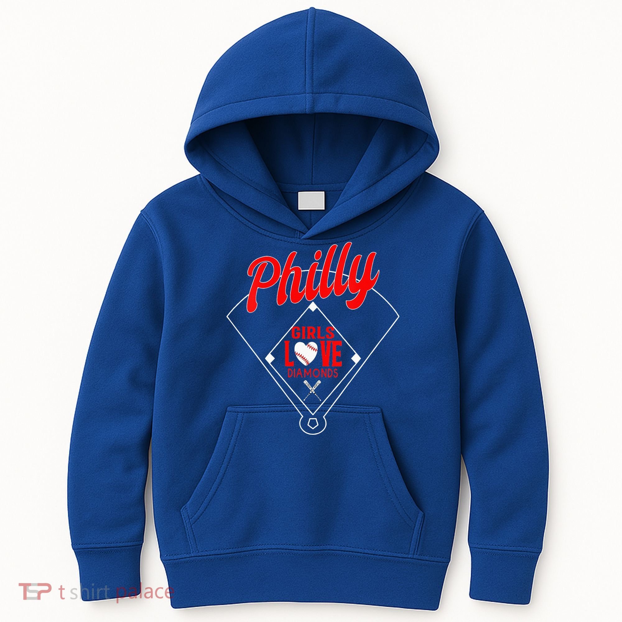  Philly Love Baseball Philadelphia Fan Funny  Kids Hoodie