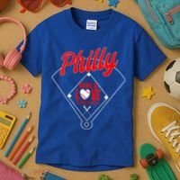  Philly Love Baseball Philadelphia Fan Funny  Kids T-Shirt thumb 3
