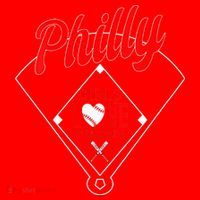  Philly Love Baseball Philadelphia Fan Funny  Santa Hat thumb 1